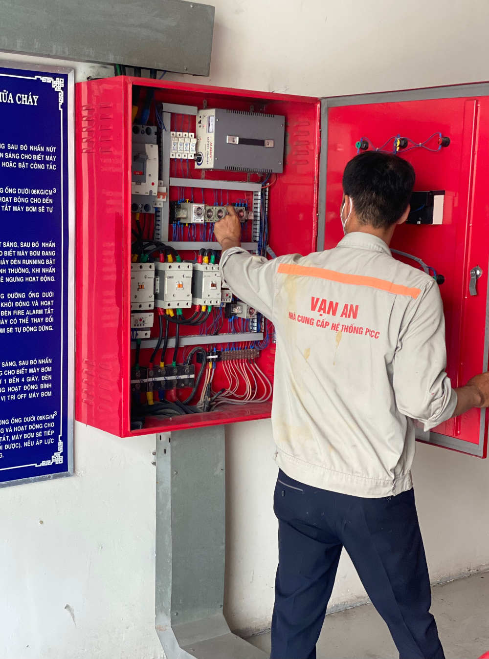 Thi công hệ thống báo cháy tự động